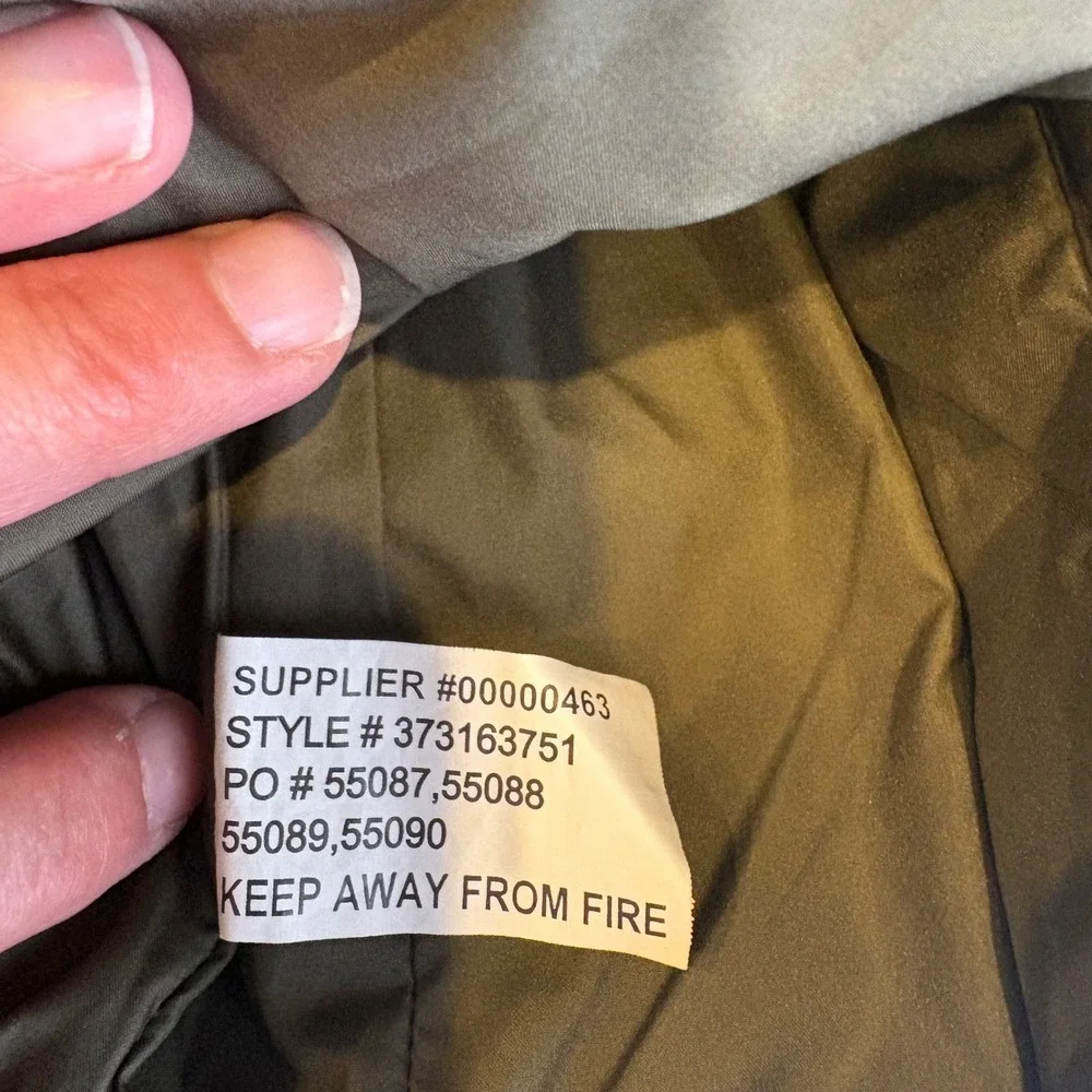 Ralph Lauren Girls Olive Green Quilted Double Breasted Jacket L 12/14 Preppy